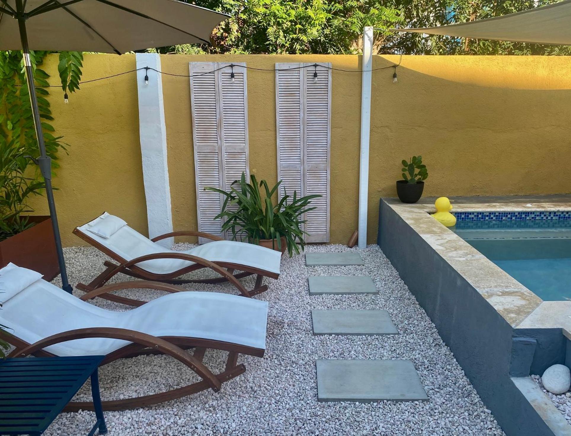 Historic Building The Palm Backyard Studio-Apartment Willemstad, Curacao Feel Home Away From Home エクステリア 写真
